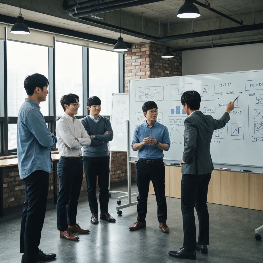 창시스 팀원들의 협업 모습